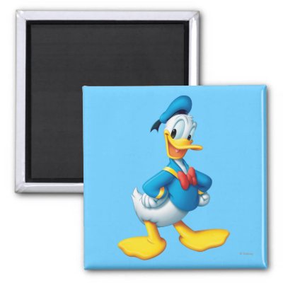 Donald Duck Pose 4 magnets