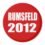 DONALD RUMSFELD 2012 FRIDGE MAGNET