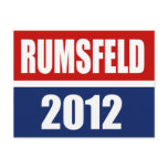 DONALD RUMSFELD 2012 POSTCARDS