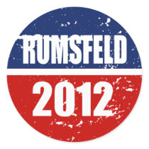 DONALD RUMSFELD 2012 STICKERS