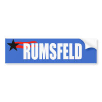 DONALD RUMSFELD Election Gear bumper stickers