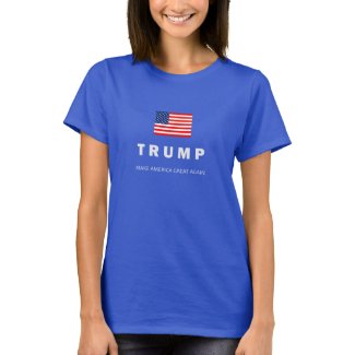 Donald Trump For President 2016 Navy Blue T-Shirt