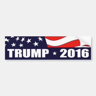 Donald Trump President 2016 Car Bumper Sticker