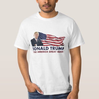 Donald Trump US Flag T-shirts