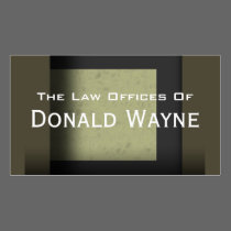 "Donald Wayne" Business Card business cards