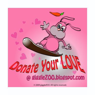Donate Your Love with Valentine Bunnie shirt