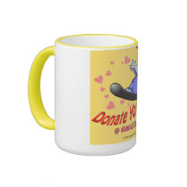 Donate Your Love with Valentine Bunny mugs