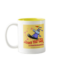 Donate Your Love with Valentine Bunny mugs
