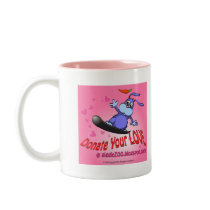 Donate Your Love with Valentine Bunny mugs