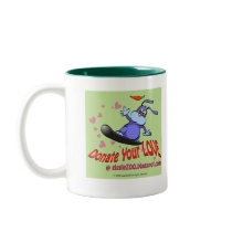 Donate Your Love with Valentine Bunny mugs