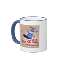 Donate Your Love with Valentine Bunny mugs