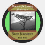 Donated in Memory of Stickers