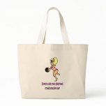 Doncha wish your girlfriend could bowl like me tote bag