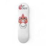 Done In Extreme Skull Skateboard