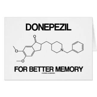 Donepezil For Better Memory (Chemical Molecule) Cards