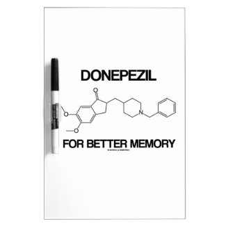 Donepezil For Better Memory (Chemical Molecule) Dry-Erase Boards
