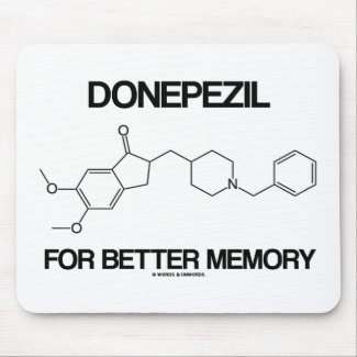 Donepezil For Better Memory (Chemical Molecule) Mouse Pad