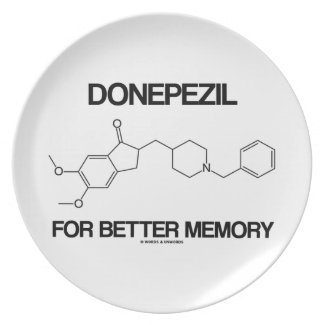 Donepezil For Better Memory (Chemical Molecule) Plate