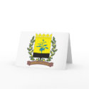 Donetsk Coat of Arms Greeting Card by FlagTshirts Donetsk Coat of Arms Greeting Card