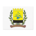Donetsk Coat of Arms Postcard by FlagTshirts Donetsk Coat of Arms Postcard