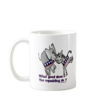 Donkey and Elephant mugs