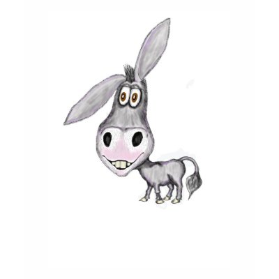 donkey cute t-shirt design