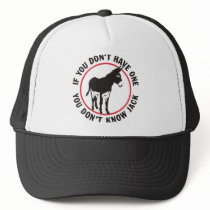 Donkey Dont Know Jack Trucker Hat