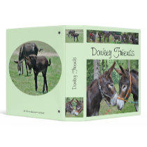 Donkey Friends binder