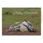Donkey happy retirement card