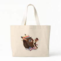 Donkey Head Bag by TheDemocratDonkey Donkey Head Bag