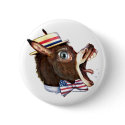 Donkey Head Button by TheDemocratDonkey Donkey Head Button