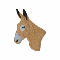 Donkey Head embroidered shirts by ZazzleEmbroidery Donkey Head embroidered shirts