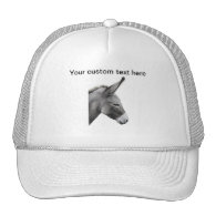 Donkey Head Profile Trucker Hats