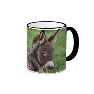 Donkey In The Grass Coffee Mugs