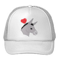 Donkey - Miniature Donkey Love Hats