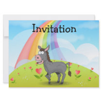Donkey Personalized Invites
