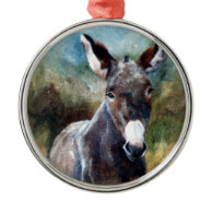 Donkey Portrait Ornament