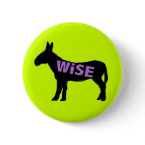 donkey wise ass green button