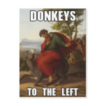 Donkeys To The Left Postcards