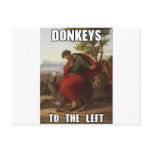 Donkeys To The Left Postcards