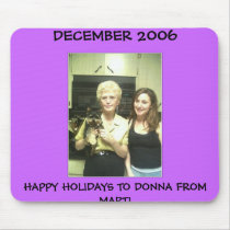 DONNA AND JACKIE mousepads