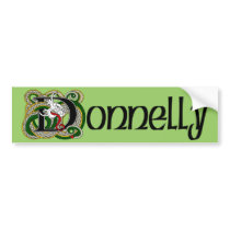 Donnelly Celtic Dragon Bumper Sticker bumper stickers
