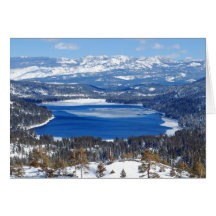 Donner Lake California Card