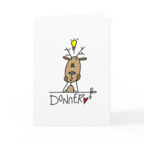 Donner Reindeer Christmas T-shirts and Gifts cards