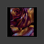 Donnybrook Rose Abstract Art Button