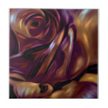 Donnybrook Rose - Abstract Floral Tile