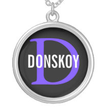 Donskoy Cat Monogram Design Necklace