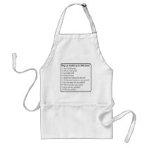 Don't ask a PhD Apron