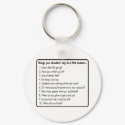 Don't ask a PhD keychains by SuperBug Don't ask a PhD keychains