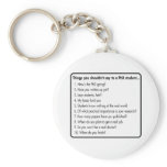 Don't ask a PhD keychains